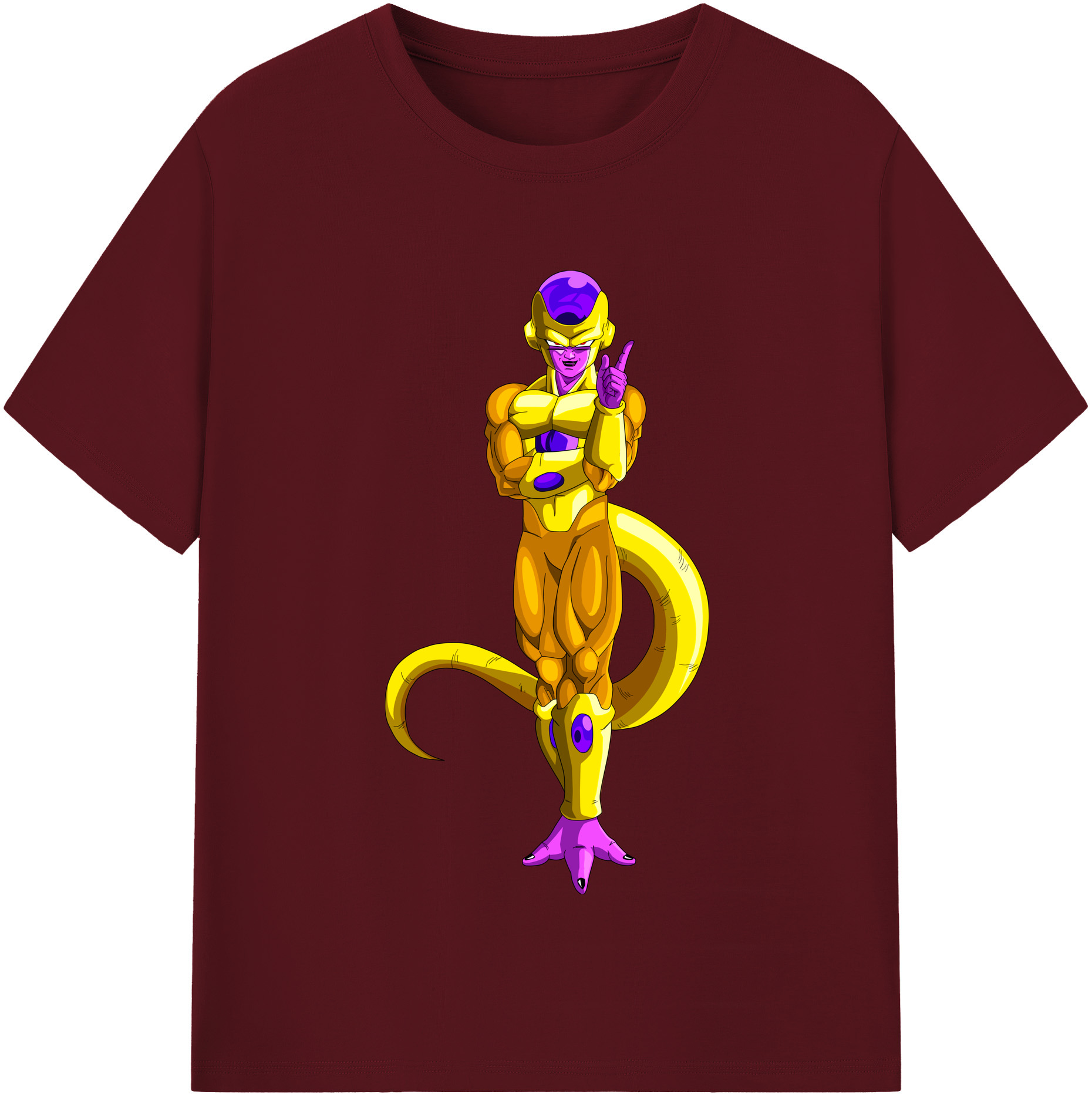 （画像用） ドラゴンボール フリーザ DRAGON BALL Frieza 綿100％半袖Tシャツ（フロントプリント）